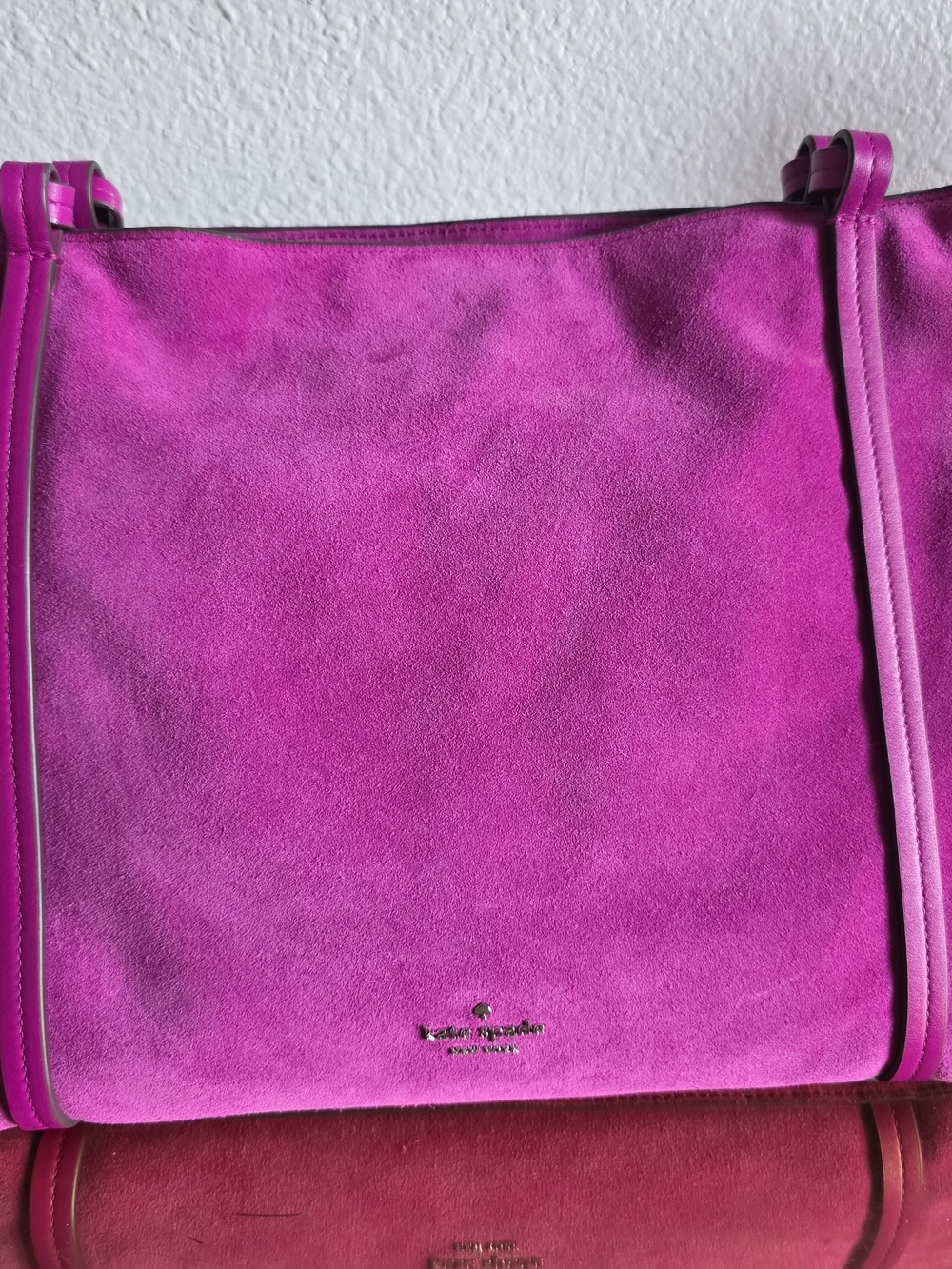 kate spade Pink Suede Tote Bag